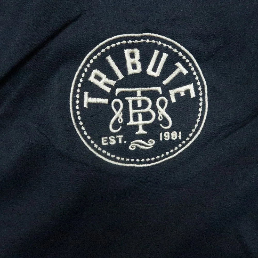 Travis Mathew Jacket‎ Mens Large Navy Blue Surfside Full Zip Stretch Tribute